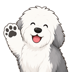 Fluffy Old English Sheepdog Life