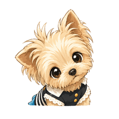 Kawaii Yorkie - Everyday Stickers
