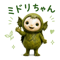 "Midori-chan" stickers