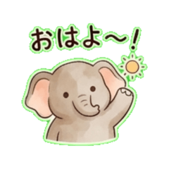 elephant- Daily Chat Stickers