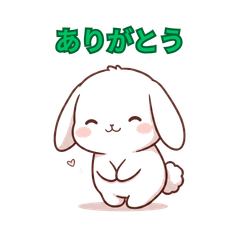 Soft & Cute Bunny Daily Stickers