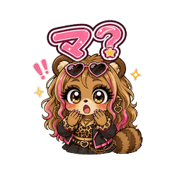 Tanuki Gal Quotes Daily Stickers