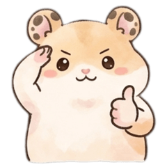 Cute Chiko the hamster