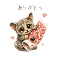 Soft Bush Baby & Koinobori