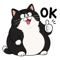 Chubby Cat Daily Chat Stickers