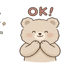 CuteBearStickers