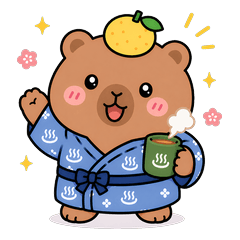 Yuzu Capi - Cute Hot Spring Capybara