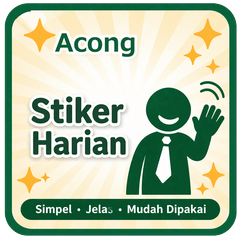 Acong Name Stickers