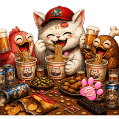 Lazy Day Moments (Noripppe Lucky Cat)