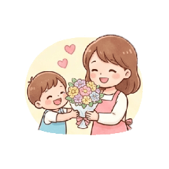 Mother's Day stickers.