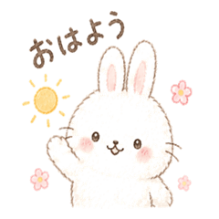 Fuwafuwa Bunny Daily Stickers