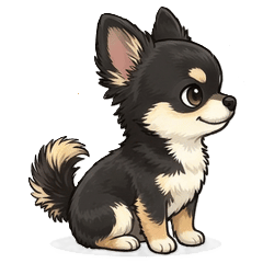 Tanba the Chihuahua Stickers Kansai ver