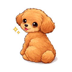 Fluffy  Poodle's Everyday Stickers Vol.2