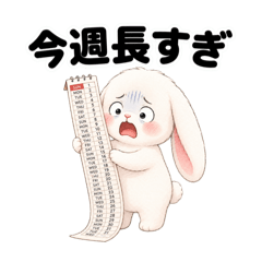 White Bunny Weekend Not Yet