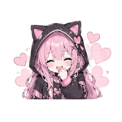 Myaru Nekomiya communication stamps