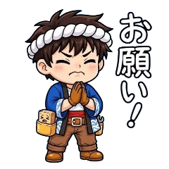 Cute Carpenter Stickers for Daily Use!