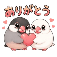 Chubby Java Sparrow Daily Stickers