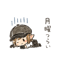 Lala's Office Life Sticker