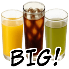 DRINK BIG Sticker