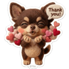 Easy to Use Chihuahua BIG Daily Stickers