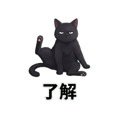 Cool & Sarcastic Black Cat: Daily Life