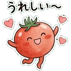 Heartwarming Tomato-chan LINE Stickers