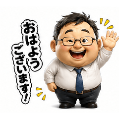 Overworked Salaryman Stickers