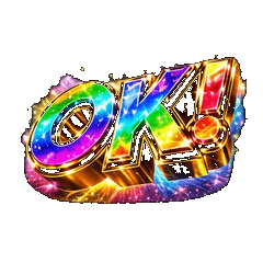 Cheerful Sparkly Text Stickers