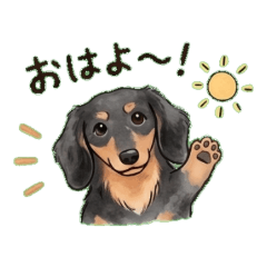 Papillon and Dachshund Chat Stickers