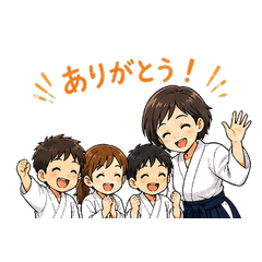 Aikido Sensei & Dojo Kids Stickers
