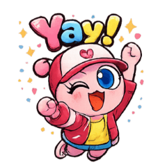 Bop'n Pop English stickers - Pop 3