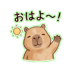 Mr.Capybara - Daily Chat Stickers