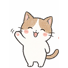 Fluffy Neko Stickers
