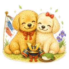 Goro & Honey Children's Day Stamp