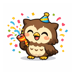 Hokko Owl Stickers