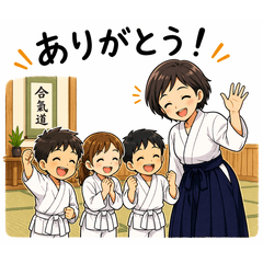 Aikido Sensei & Kids - Dojo Daily Life
