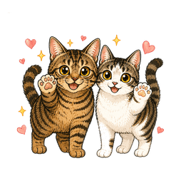 Umetora brother cats