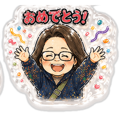 Wabaa Wobbly Gel Sticker-Style Stamps 32