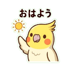 Cute & Chill Parakeet Daily Stickers
