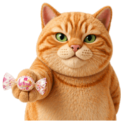 Ginger Cat Sticker Set No Text2