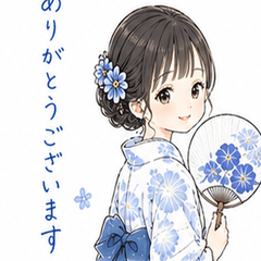 Yukata Girl Stickers Vol.2