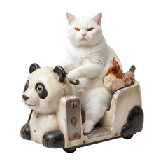 Expressionless Cat Daily Chat Stickers