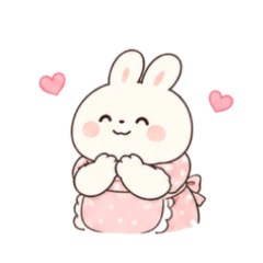 Bunny Mom Polite Stickers for Moms