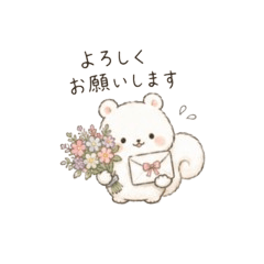 Gentle White Squirrel0102