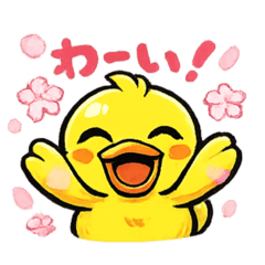 Cheeky Duck Piyomaru Spring Version