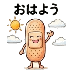 Bandage Kun Daily Stickers