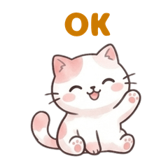 Soft & Squishy Cute Cat Daily Phrases