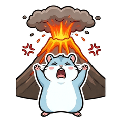 渾身是戲的淺藍倉鼠【情感爆發】