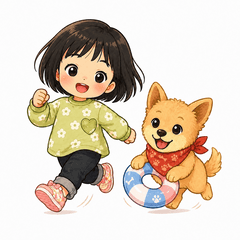 Cozy Stickers with Hiyo-chan and Ren