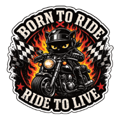 Silent Black Cat Rider 1